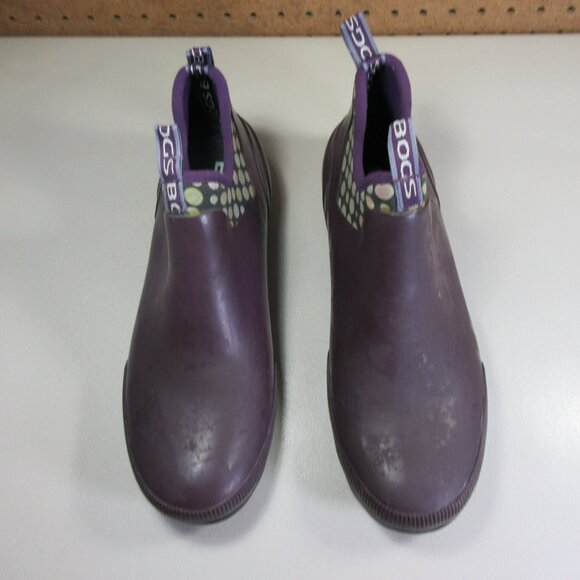 BOGS womens purple Mattie Dots insulated Waterproof WP snow rain boots 11 M - Picture 3 of 12